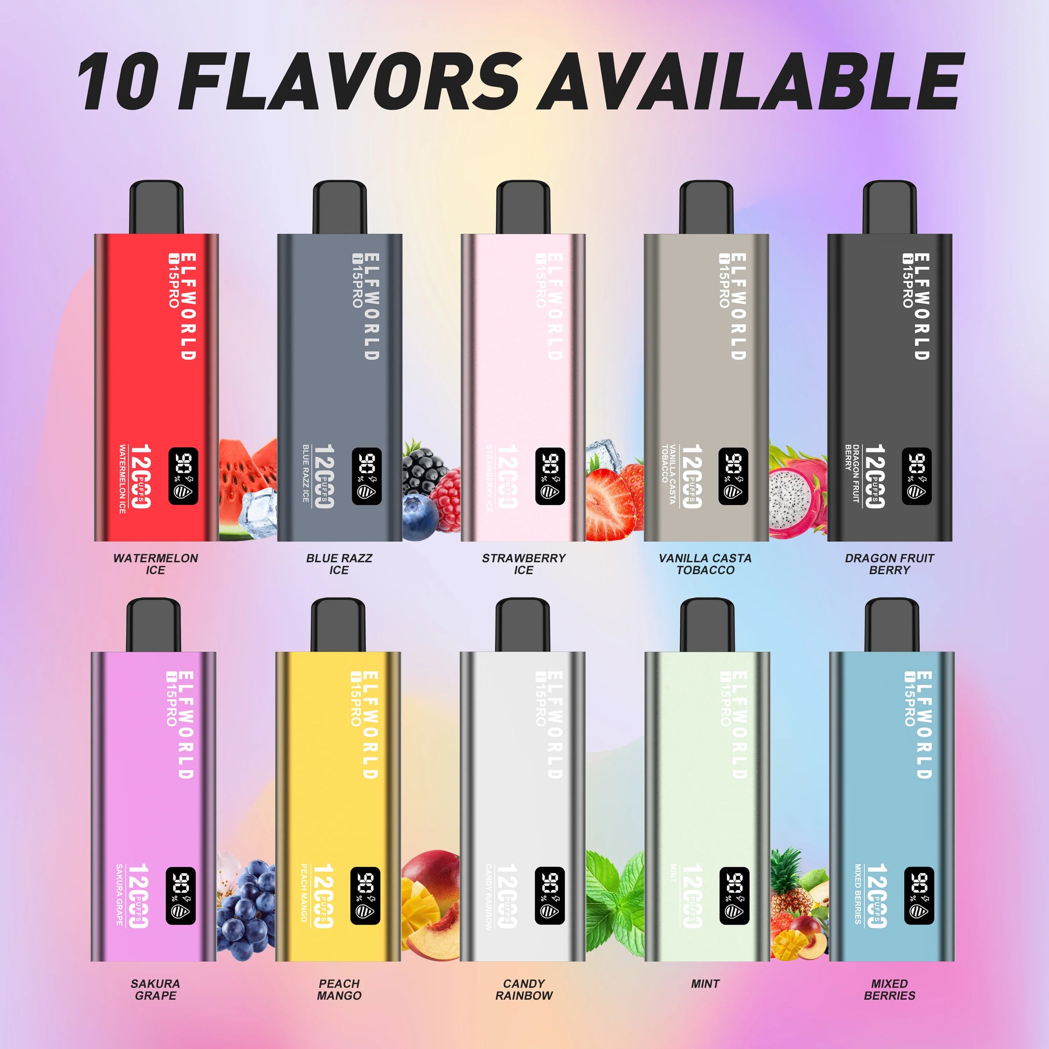 ELFWORLD i15PRO – 12000 Puffs