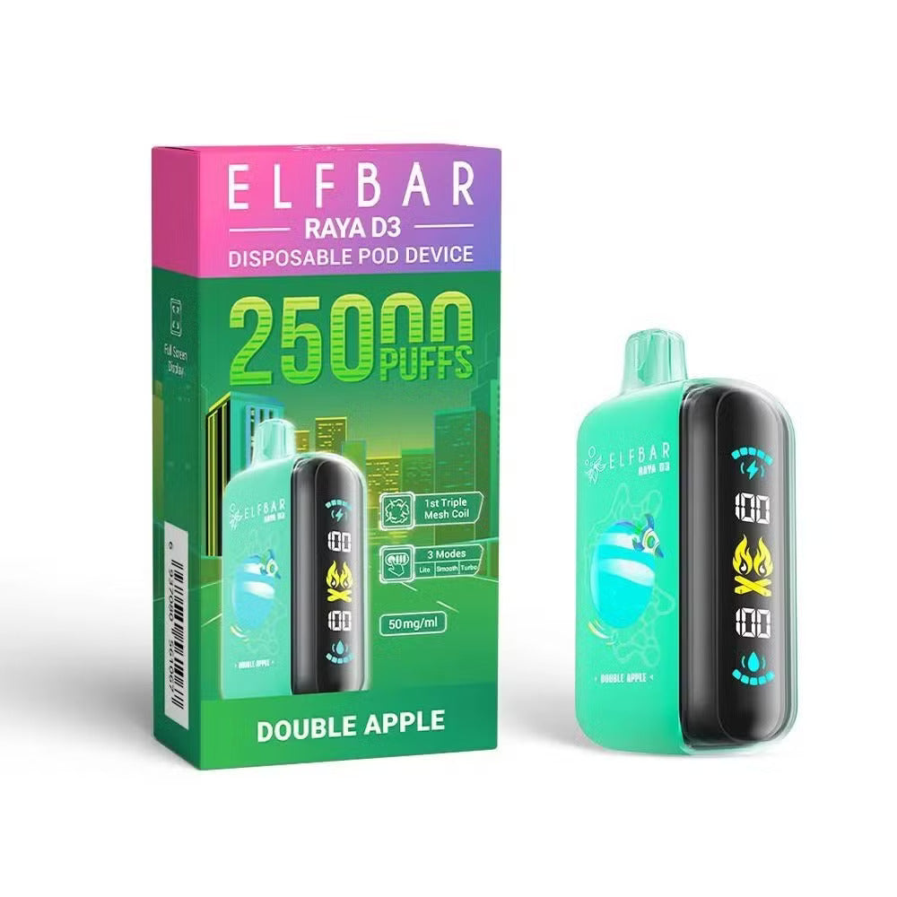 BAR RAYA D3 ( 25000 PUFFS ) DISPOSABLE VAPE