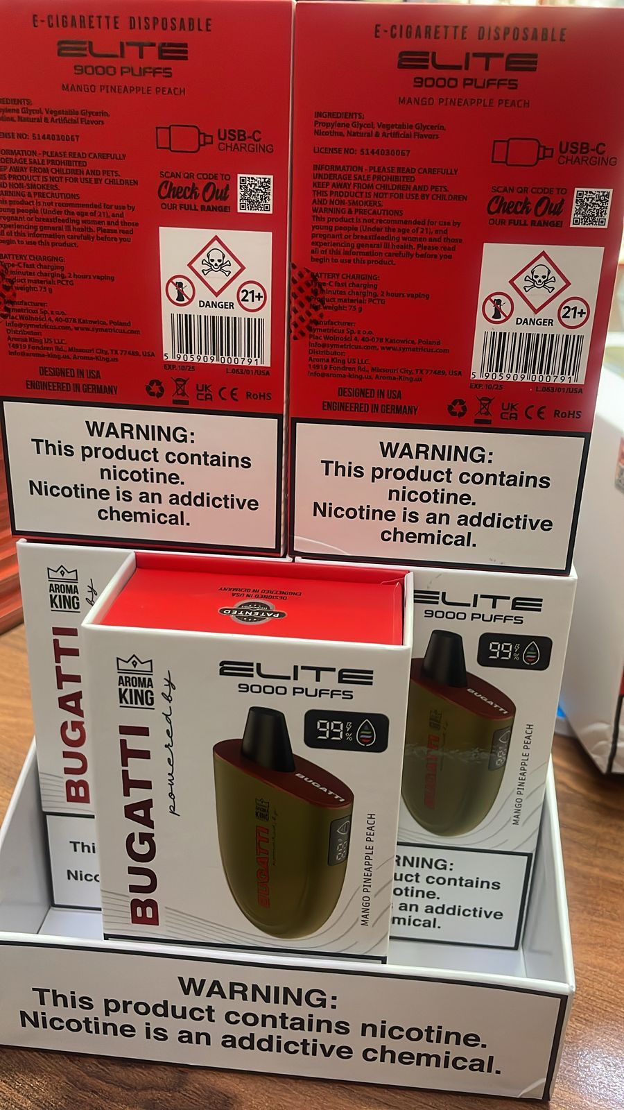 Bugatti Elite - 9000 Puffs